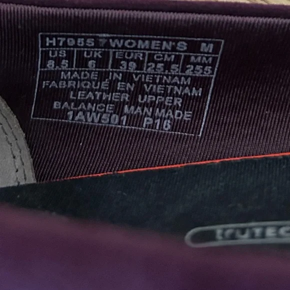 ROCKPORT Total Motion Adelyn Ballet Flats Total Motion Trutech Purple Plum Shoes - Picture 6 of 6